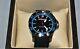 Wenger Sea Force 01.0641.102 Swiss Army Knife Watch Black Strap Blue Accents