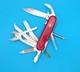 Wenger Serrated Master Red Swiss Army Knife Multi Tool! NICE! With Locking Blade