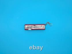 Wenger Serrated Master Red Swiss Army Knife Multi Tool! NICE! With Locking Blade