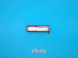 Wenger Serrated Master Red Swiss Army Knife Multi Tool! NICE! With Locking Blade