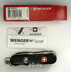 Wenger Snowboarder Swiss Army Knife (black). New, retired 4-layer #3668