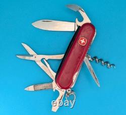 Wenger Spotlight Red Swiss Army Knife Multi Tool! With Working Flashlight