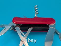 Wenger Spotlight Red Swiss Army Knife Multi Tool! With Working Flashlight