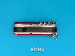 Wenger Spotlight Red Swiss Army Knife Multi Tool! With Working Flashlight