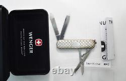 Wenger Sterling Silver Swiss Army knife (Quilted)- new NIB retired #8045