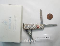 Wenger Sterling Silver Swiss Army knife (Quilted)- new NIB retired #8045