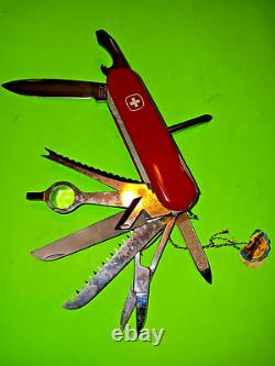 Wenger Swiss Army Knife Red Monarch 16935 1973 New In Box Vintage