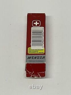 Wenger Swiss Army Knife Red New In Box With Original Paperwork Vintage