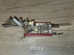 Wenger Swiss Army Knife Set Tool Chest Plus One Small Crack Very Nice