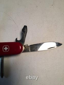 Wenger Swiss Army Knife, new in box, vintage 1970's, #16779, 10 pull-outs plus