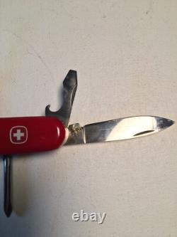 Wenger Swiss Army Knife, new in box, vintage 1970's, #16779, 10 pull-outs plus