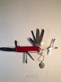 Wenger Swiss Army Knife, new in box, vintage 1970's, #16779, 10 pull-outs plus
