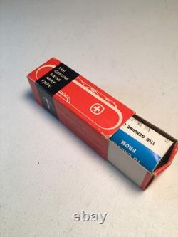 Wenger Swiss Army Knife, new in box, vintage 1970's, #16779, 10 pull-outs plus