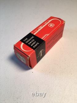 Wenger Swiss Army Knife, new in box, vintage 1970's, #16779, 10 pull-outs plus