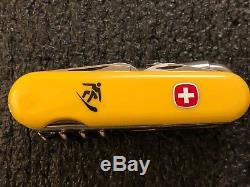 Wenger Swiss Army Swiss Ride Snowboarding Multi Tool MINT Yellow Delemont Knife