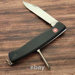 Wenger Swiss Army Timberline Lock Blade Pocket Knife Made In Switzerland 125mm