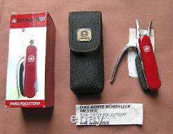 Wenger Swiss Delemont Pocketgrip Multitool Swiss Army Knife / Serrated Blade