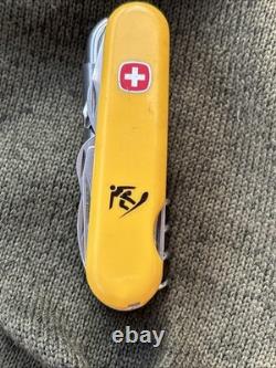 Wenger Swiss Rider Shredder 85mm Swiss Army Knife Yellow Rare