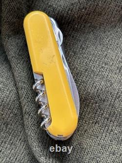 Wenger Swiss Rider Shredder 85mm Swiss Army Knife Yellow Rare