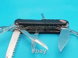 Wenger SwissBuck Remedy Retired Vintage Swiss Army Knife Black Multi Tool