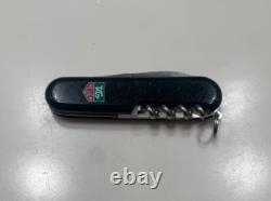 Wenger TAG HEUER Swiss Army Knife Black Rare And Collectible VG Condition