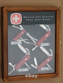 Wenger The Genuine Swiss Army Knife Store Display Case Advertising Rare Vintage