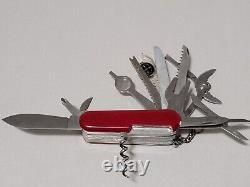 Wenger Tool Chest Plus Swiss Army Pocket Knife Multi-Tool Large Red 10 Layer