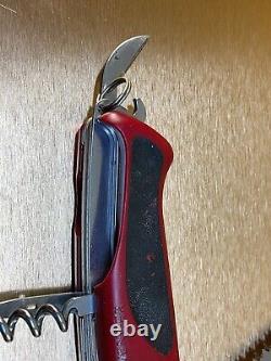 Wenger Victorinox Ranger Grip Swiss Army Knife Red And Black -883