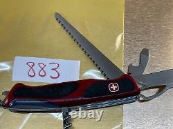 Wenger Victorinox Ranger Grip Swiss Army Knife Red And Black -883