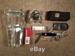 Wenger Victorinox Swiss Army Knife Dunhill Lighter Crystal Cigar Holder Ashtray