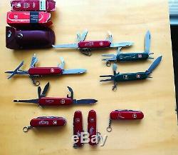 Wenger, Victorinox, Swiss army knife vintage rare lot. Camping, bushcraft
