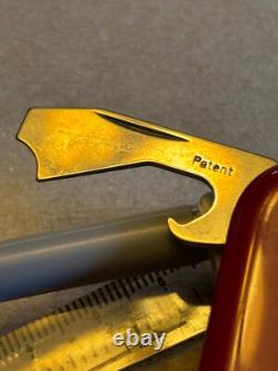 Wenger WHISTLE Eddie Bauer swiss army knife with leather case super rare