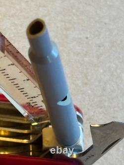 Wenger WHISTLE Eddie Bauer swiss army knife with leather case super rare