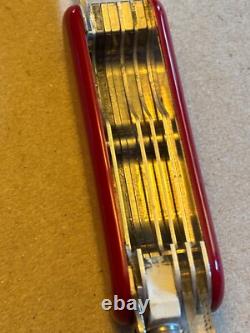 Wenger WHISTLE Eddie Bauer swiss army knife with leather case super rare