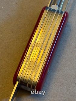 Wenger WHISTLE Eddie Bauer swiss army knife with leather case super rare