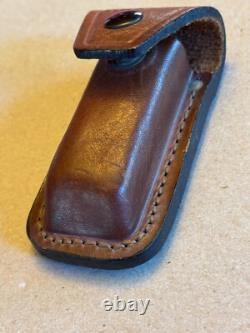 Wenger WHISTLE Eddie Bauer swiss army knife with leather case super rare