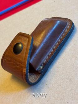 Wenger WHISTLE Eddie Bauer swiss army knife with leather case super rare