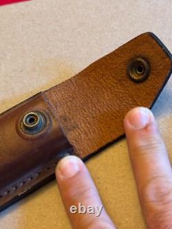 Wenger WHISTLE Eddie Bauer swiss army knife with leather case super rare