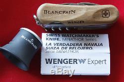 Wenger now Victorinox Swiss Army Knife RARE BLANCPAIN MINATHOR