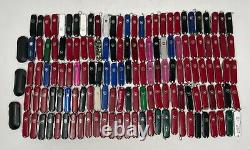 Wholesale Lot of 140 Victorinox Wenger Swiss Army Knife Small Pocket Knives