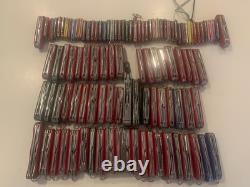 Wow Lot Of 100+ Victorinox Swiss Army Knives With Wengers Swiss Tool And More